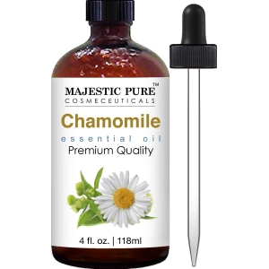 Chamomile Essential Oil From Majestic Pure, 4 Fl. Oz - Premium Quality Roman Chamomile Oil