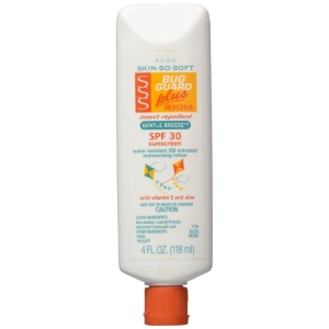 Avon SKIN-SO-SOFT Bug Guard PLUS IR3535® Insect Repellent Moisturizing Lotion - SPF 30 Gentle Breeze, 4 oz