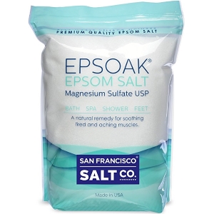 Epsoak Epsom Salt Magnesium Sulfate USP, 5lbs Bulk Bag