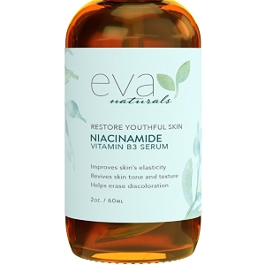 Vitamin B3 5% Niacinamide Serum by Eva Naturals (2 oz) - Niacinamide Benefits Skin with Incredible Anti-Aging and Reduces Appearance of Wrinkles, Acne and Discoloration - With Hyaluronic Acid and Aloe