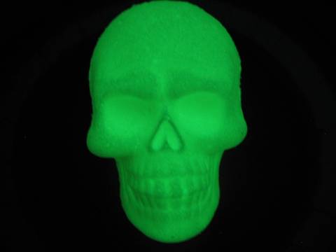 Glowing Skull Bath Bomb